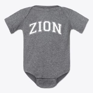 Zion Lutheran School Varsity Arch Baby Onesie