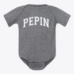 Pepin Academy Varsity Arch Baby Onesie