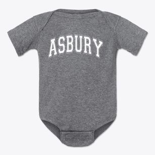 Asbury Christian School Varsity Arch Baby Onesie