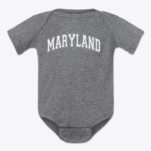 Maryland Elementary School Varsity Arch Baby Onesie