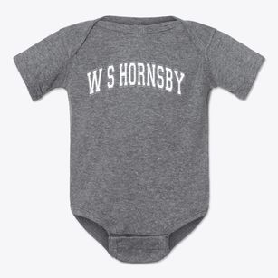 W S Hornsby Elementary School Varsity Arch Baby Onesie