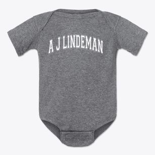 A J Lindeman Elementary School Varsity Arch Baby Onesie