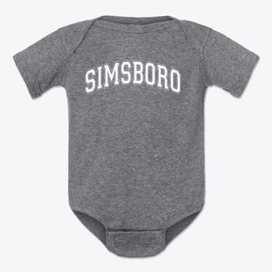 Simsboro School Varsity Arch Baby Onesie