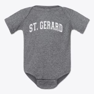 St Gerard Parish Varsity Arch Baby Onesie