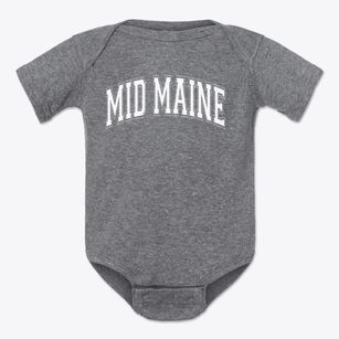 Mid Maine Technical Center Varsity Arch Baby Onesie