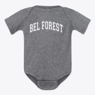 Bel Forest Christian Academy Varsity Arch Baby Onesie