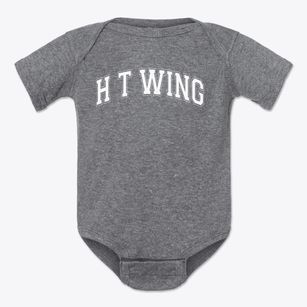 H T Wing Elementary School Varsity Arch Baby Onesie