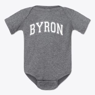 Byron Middle School Varsity Arch Baby Onesie