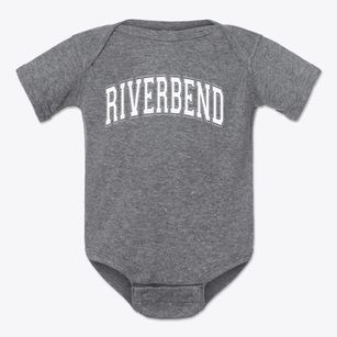 Riverbend Elementary School Varsity Arch Baby Onesie