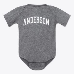 Anderson Elementary School Varsity Arch Baby Onesie