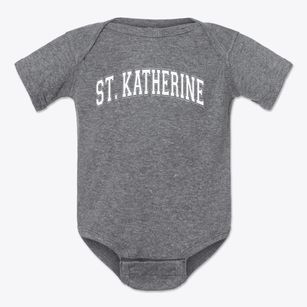 St Katherine Parish Varsity Arch Baby Onesie