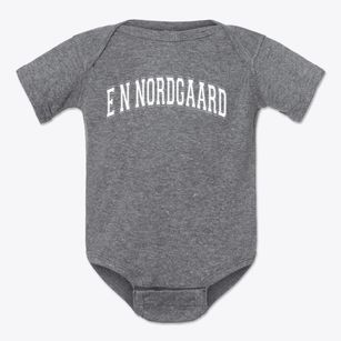 E N Nordgaard Elementary School Varsity Arch Baby Onesie