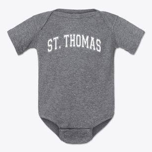 Saint Thomas The Apostle School Varsity Arch Baby Onesie