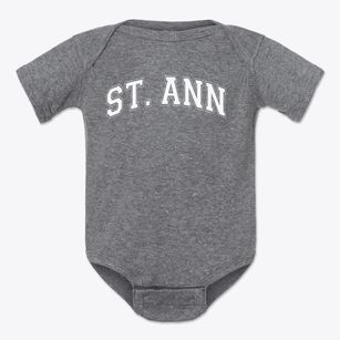 St Ann Parish Varsity Arch Baby Onesie