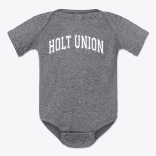 Holt Union Elementary School Varsity Arch Baby Onesie