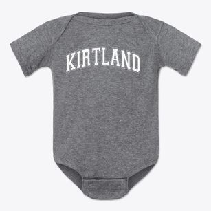 Kirtland Elementary School Varsity Arch Baby Onesie