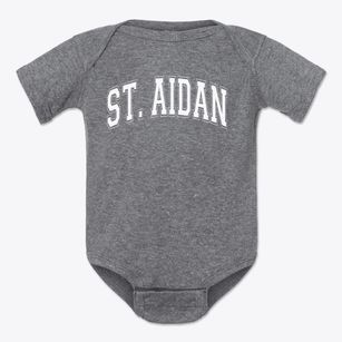 Saint Aidan School Varsity Arch Baby Onesie