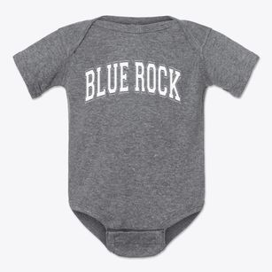 Blue Rock School Varsity Arch Baby Onesie
