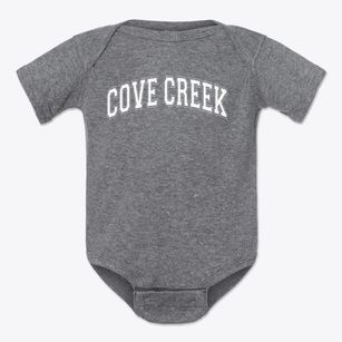 Cove Creek School Varsity Arch Baby Onesie