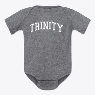 Trinity Christian School Varsity Arch Baby Onesie