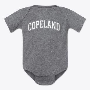 Copeland Elementary School Varsity Arch Baby Onesie