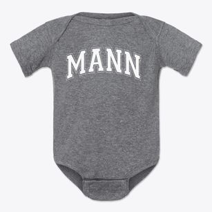 Mann Elementary School Varsity Arch Baby Onesie