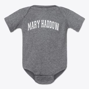 Mary Haddow Elementary School Varsity Arch Baby Onesie