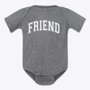 Friend School Varsity Arch Baby Onesie