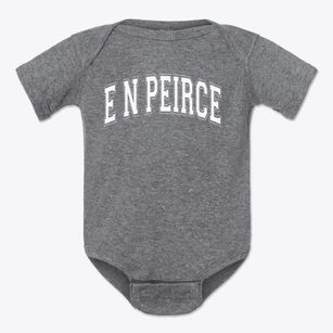 E N Peirce Middle School Varsity Arch Baby Onesie