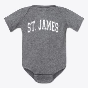 St. James School Varsity Arch Baby Onesie