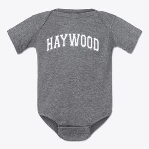 Haywood Elementary School Varsity Arch Baby Onesie