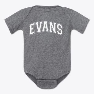 Evans Elementary School Varsity Arch Baby Onesie