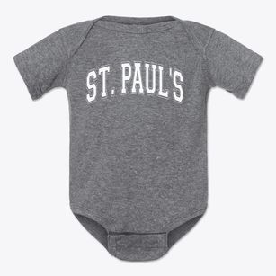 St. Paul's Varsity Arch Baby Onesie