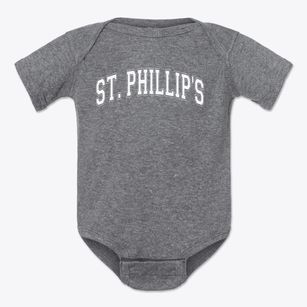Saint Phillip's Episcopal School Varsity Arch Baby Onesie