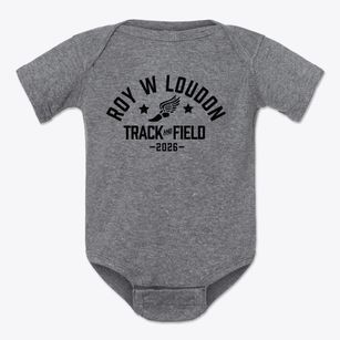 Roy W Loudon Elementary School Track and Field Baby Onesie