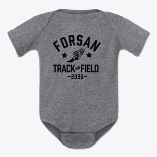 Forsan Elementary School Track and Field Baby Onesie