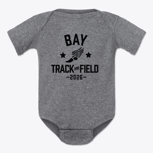 Bay Area Christian School Track and Field Baby Onesie