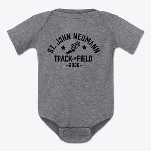 St. John Neumann Track and Field Baby Onesie