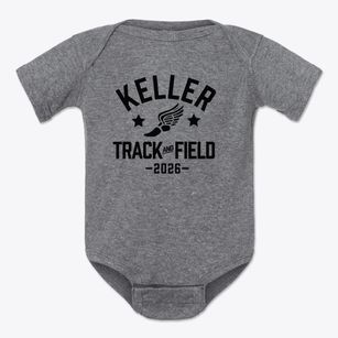 Lonnie B. Keller Middle School Track and Field Baby Onesie