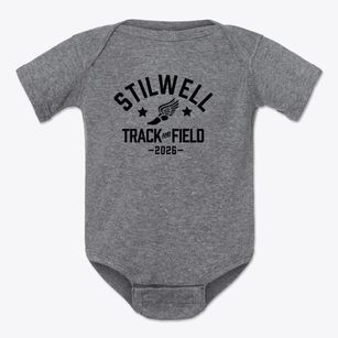 Stilwell Technical Center Track and Field Baby Onesie