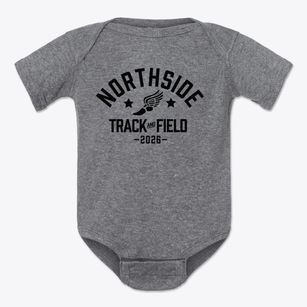 Northside Christian School Track and Field Baby Onesie