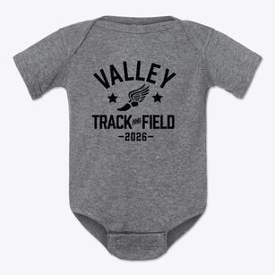 Valley High School Track and Field Baby Onesie
