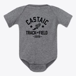 Castaic High School Track and Field Baby Onesie