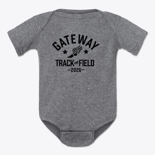 Gateway High School Track and Field Baby Onesie