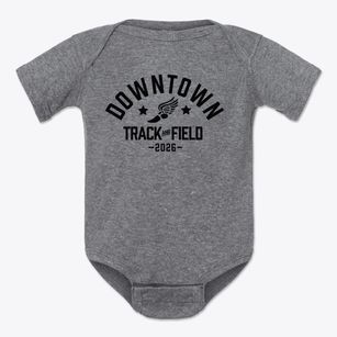 Downtown Alternative High School Track and Field Baby Onesie