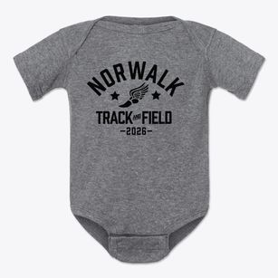 Norwalk High School Track and Field Baby Onesie