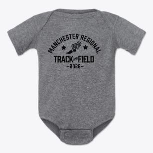 Manchester Regional Academy Track and Field Baby Onesie