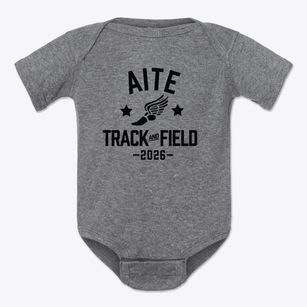 Academy Of Information Technology & Engineering Track and Field Baby Onesie
