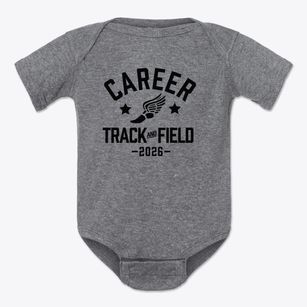Career Education Center Track and Field Baby Onesie