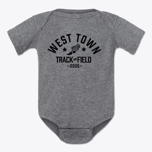 West Town Academy Track and Field Baby Onesie